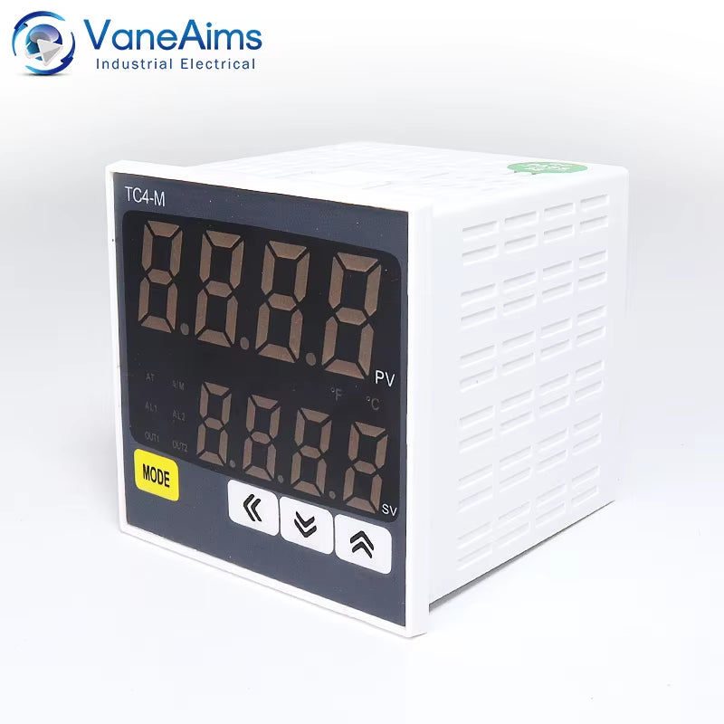 Thermostat Digital Temperature Controller 220V AC PT100 K J Input TC4S TC4H TC4L TC4M PID Temp Control Thermoregulator 1300℃