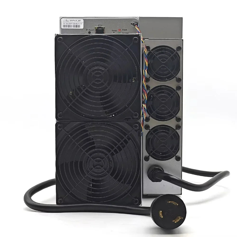 Bitmain Antminer S19J Pro 104Th/S SHA-256 Bitcoin Miner29.5J/Th Ultra-Low Power in Stock with PSU Fast Shipping